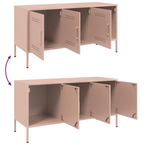 TV-Schrank Rosa 100,5x39x50,5 cm Stahl