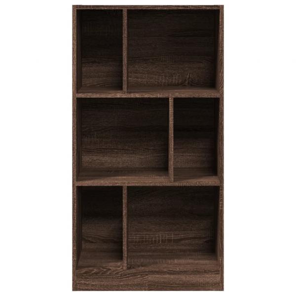 Bücherregal Braun Eichen-Optik 57x28,5x107,5 cm Holzwerkstoff