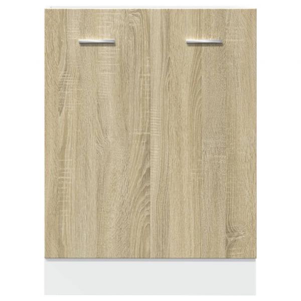 Unterschrank Sonoma-Eiche 60x46x81,5 cm Holzwerkstoff