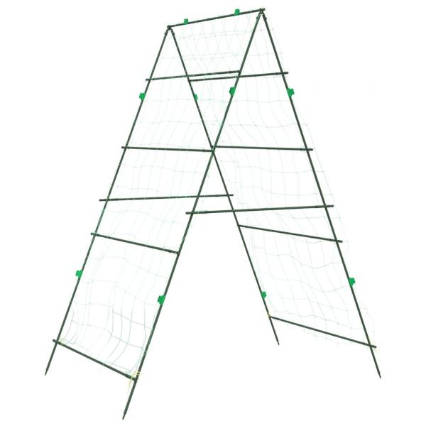 Pflanzennetz A-Rahmen 99x90x175,5 cm Stahl