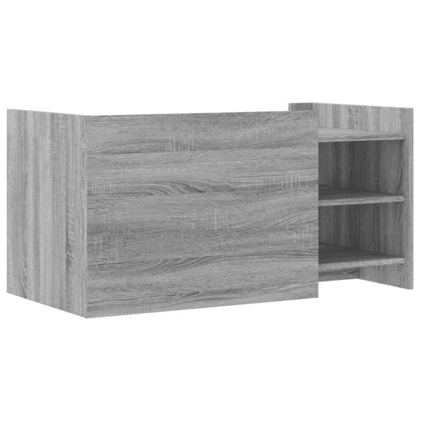 Couchtisch Grau Sonoma 100x50x50 cm Holzwerkstoff