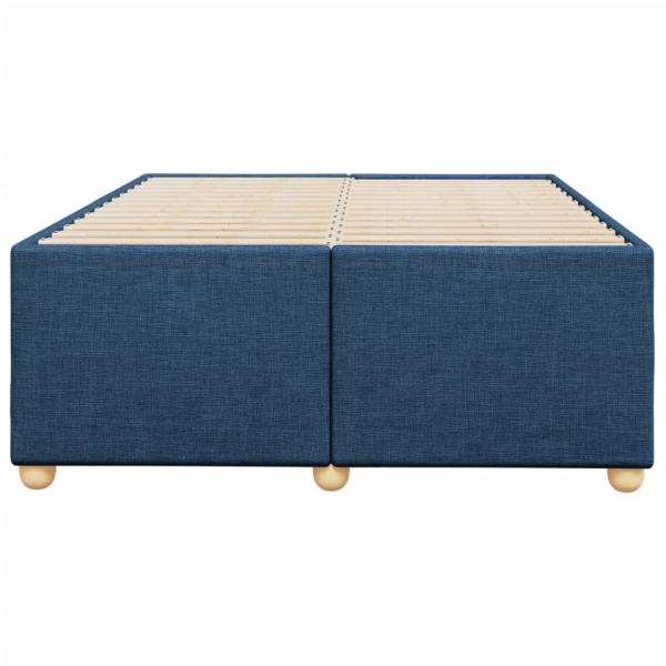 Bettgestell Blau 120x190 cm Stoff