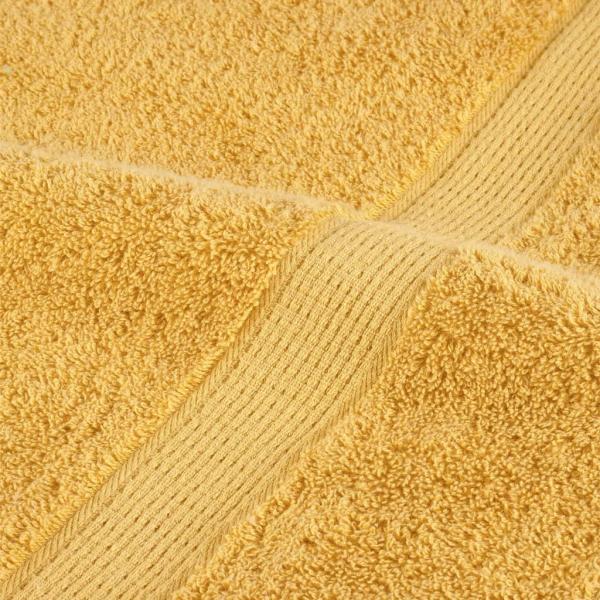 Premium-Handtücher SOLUND 4 Stk. Gold 100x200 cm 600 g/m²