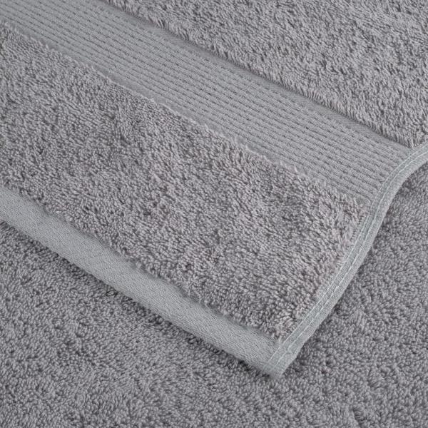 Premium-Badetücher SOLUND 10 Stk. Grau 100x150 cm 600 g/m²