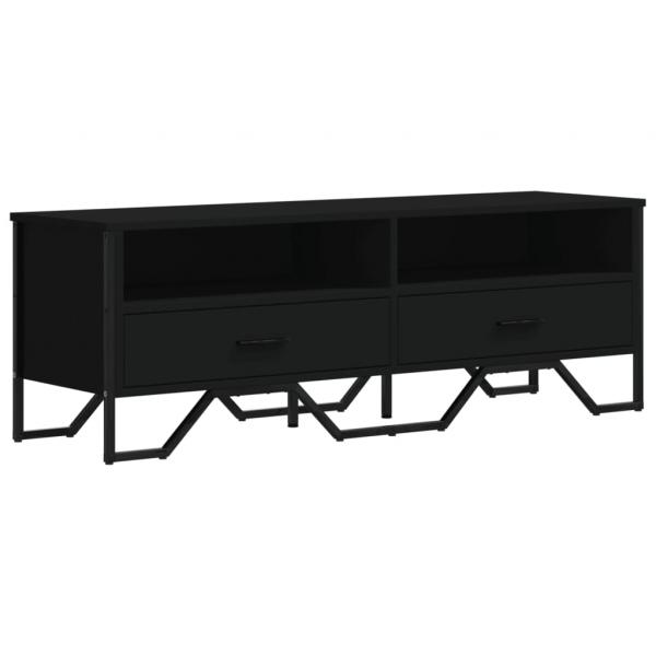 TV-Schrank Schwarz 122x34x41 cm Holzwerkstoff