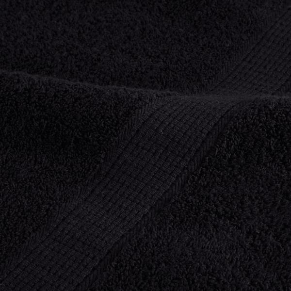 Premium-Saunatücher SOLUND 2 Stk. Schwarz 80x200 cm 600 g/m²