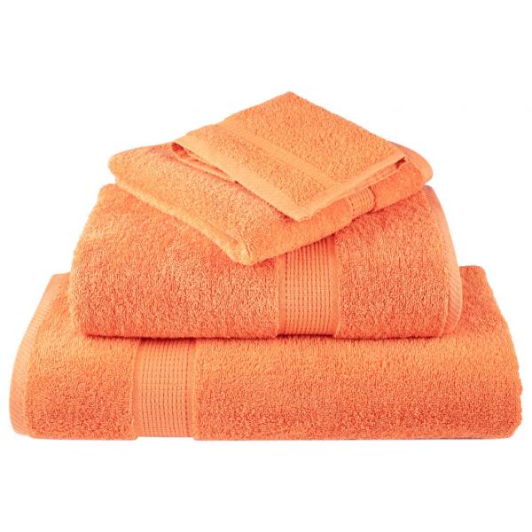 Premium-Handtücher SOLUND 10 Stk. Orange 50x100 cm 600 g/m²