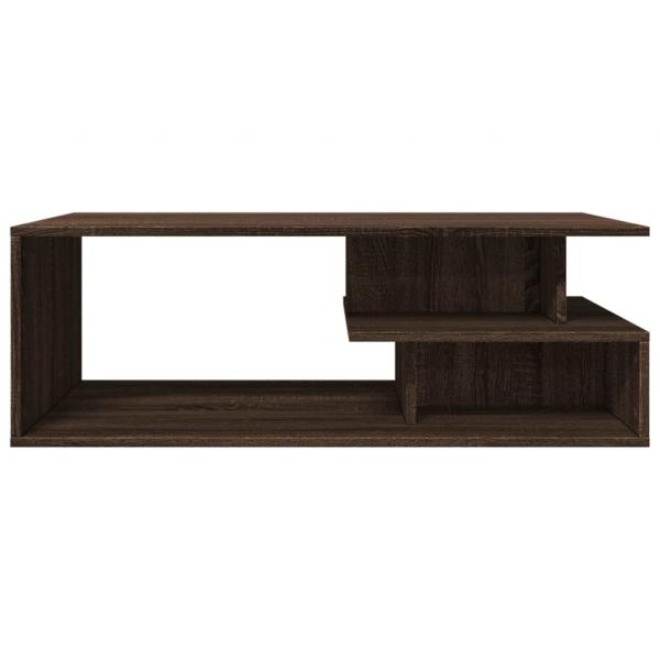 Couchtisch Braun Eichen-Optik 102x55x35 cm Holzwerkstoff