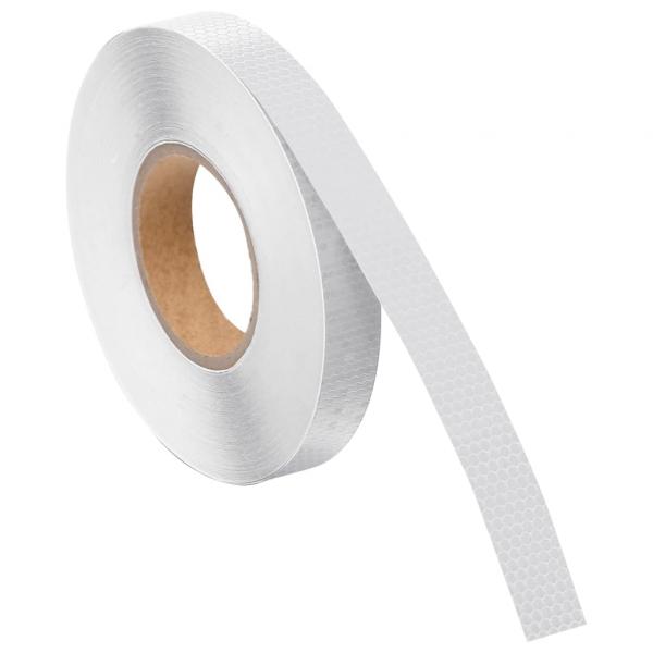 Reflektorband Weiß 2,5 cmx50 m PVC