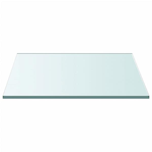 Tischplatte Transparent 60x60 cm Hartglas