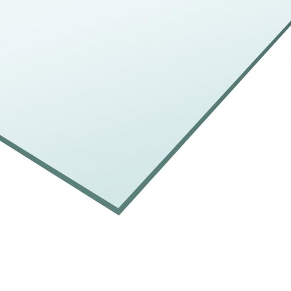 Tischplatte Transparent 60x60 cm Hartglas