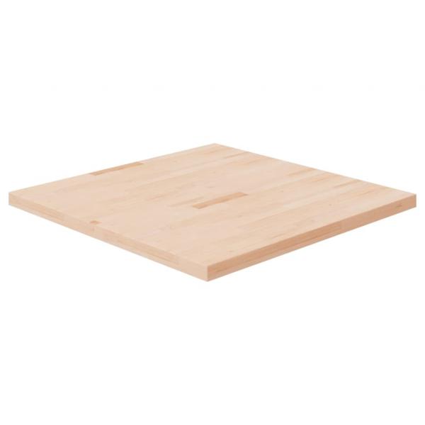 ARDEBO.de - Tischplatte Quadratisch 90x90x4 cm Eichenholz Unbehandelt