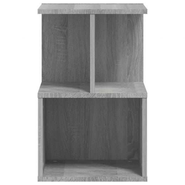 Nachttische 2 Stk. Grau Sonoma 35x35x55 cm Holzwerkstoff