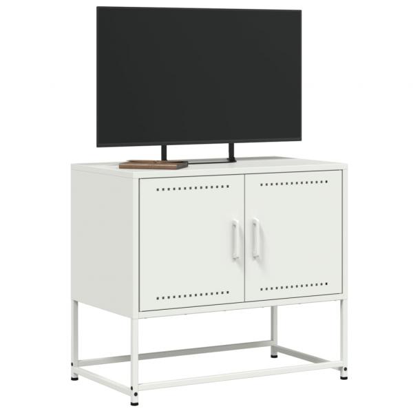 TV-Schrank Weiß 68,5x39x60,5 cm Stahl