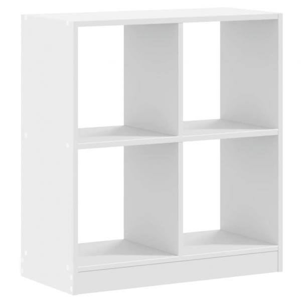 Bücherregal Weiß 68,5x32x75 cm Holzwerkstoff