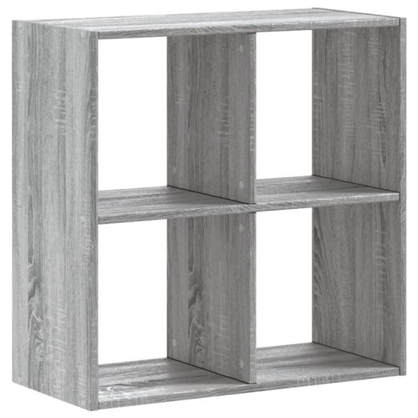 Bücherregal Grau Sonoma 68,5x32x68,5 cm Holzwerkstoff