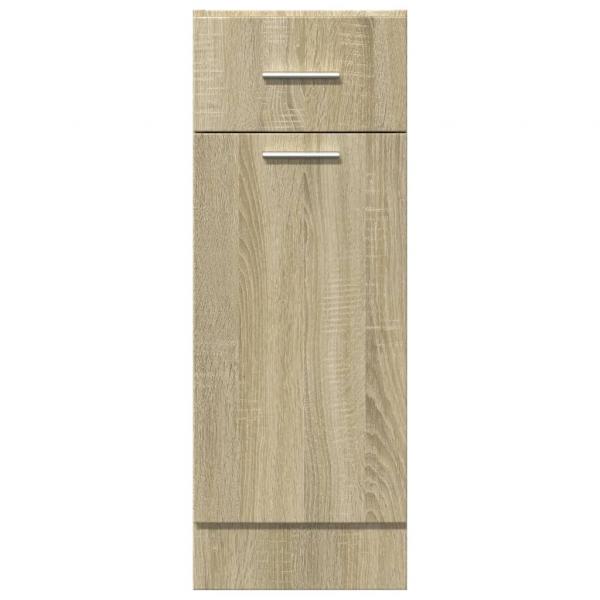 Schubunterschrank Sonoma-Eiche 30x46x81,5 cm Holzwerkstoff