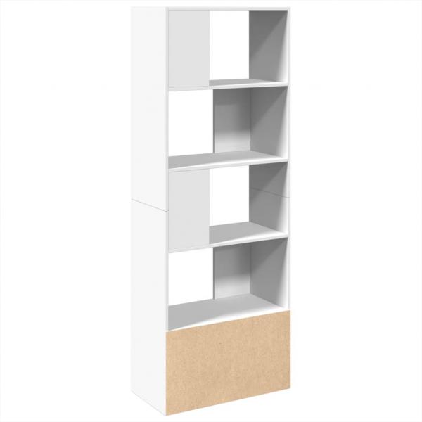 Bücherregal Weiß 70x36x189 cm Holzwerkstoff