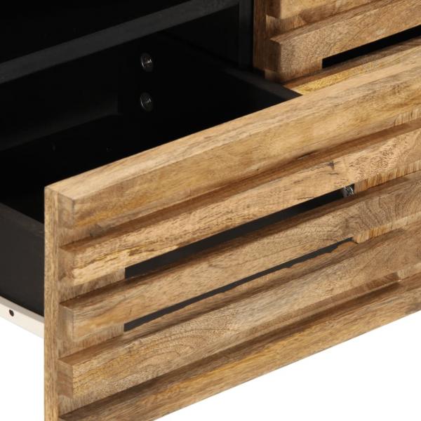 TV-Schrank 70x34x46 cm Raues Massivholz Mango