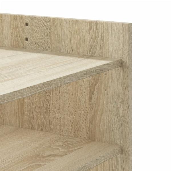 Couchtisch Sonoma-Eiche 80x50x50 cm Holzwerkstoff