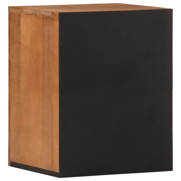 Bad-Wandschrank 38x33x48 cm Massivholz Mango