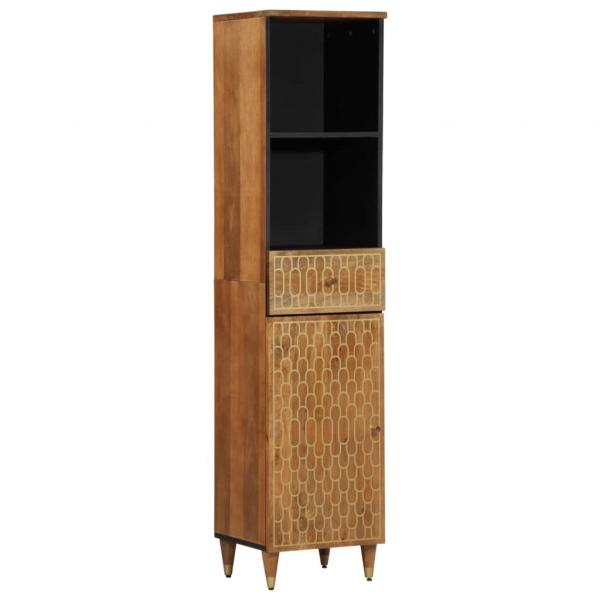 ARDEBO.de - Badschrank 38x33x160 cm Massivholz Mango