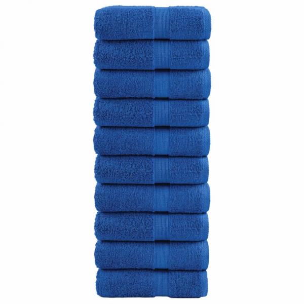 ARDEBO.de - Premium-Seiftücher SOLUND 10 Stk. Blau 30x30 cm 600 g/m²