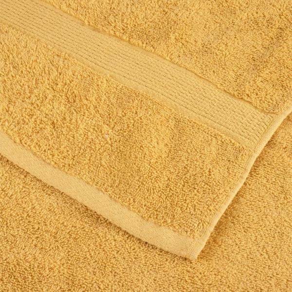 Premium-Saunatücher SOLUND 4 Stk Gold 80x200 cm 600 g/m²