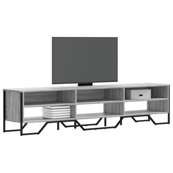 ARDEBO.de - TV-Schrank Grau Sonoma 180x34x41 cm Holzwerkstoff