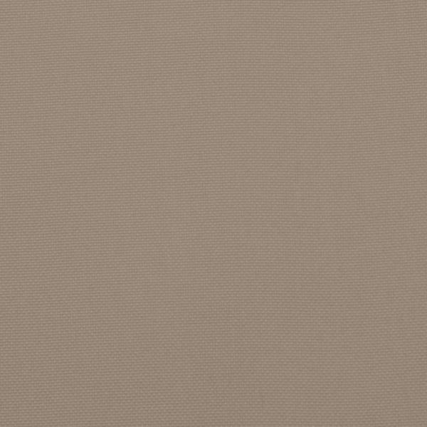 Palettenkissen Taupe 120x40x12 cm Stoff