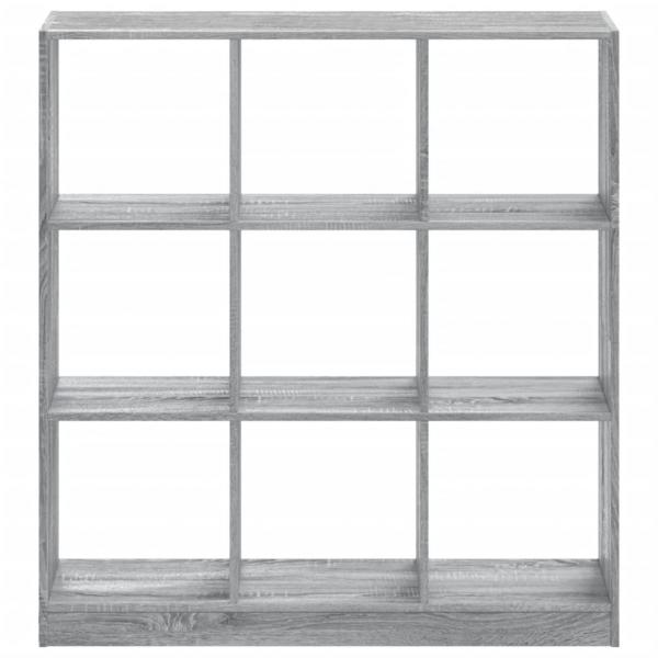 Bücherregal Grau Sonoma 102x32x108 cm Holzwerkstoff