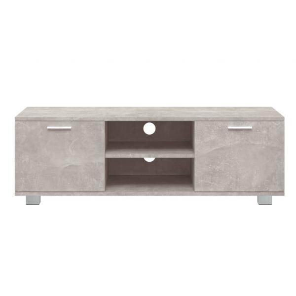 TV-Schrank Betongrau 120x40,5x35 cm Holzwerkstoff