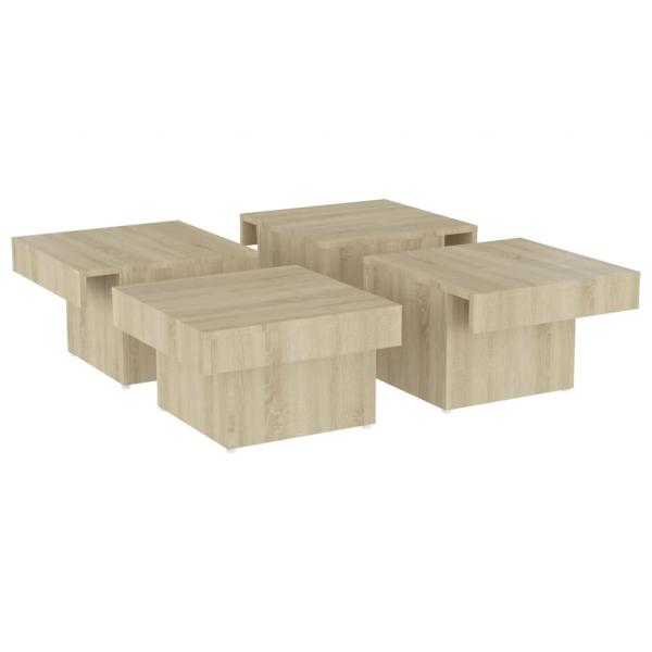 Couchtisch Sonoma-Eiche 90x90x28 cm Holzwerkstoff