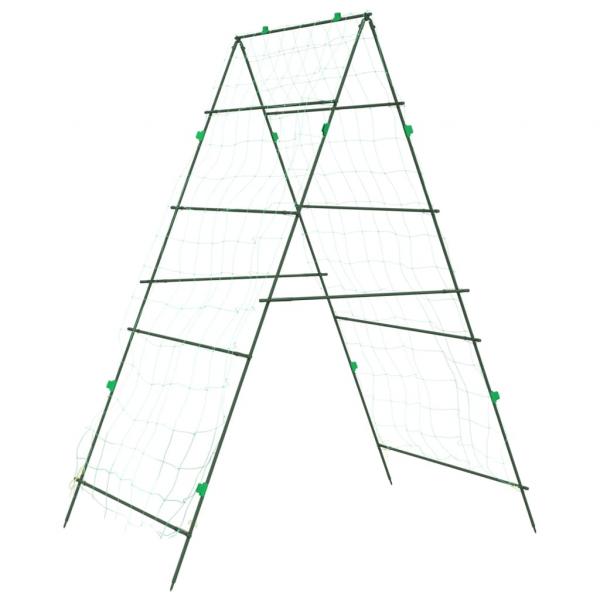 Pflanzennetze 3 Stk. A-Rahmen Stahl