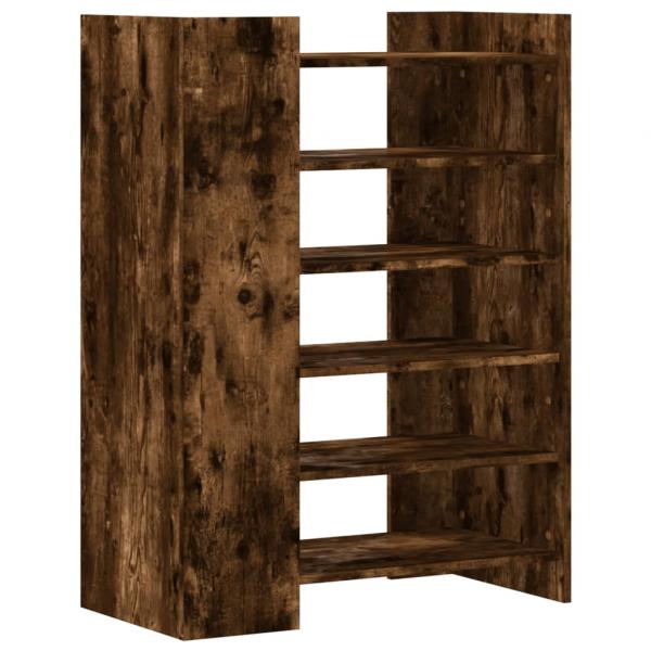 Schuhschrank Räuchereiche 74,5x37,5x100 cm Holzwerkstoff