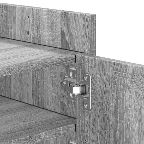 TV-Schrank Grau Sonoma 100x35x40 cm Holzwerkstoff