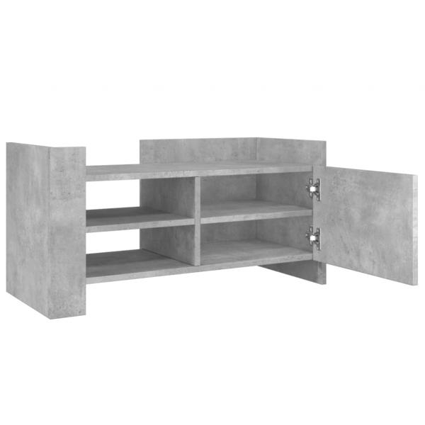 TV-Schrank Betongrau 80x35x40 cm Holzwerkstoff