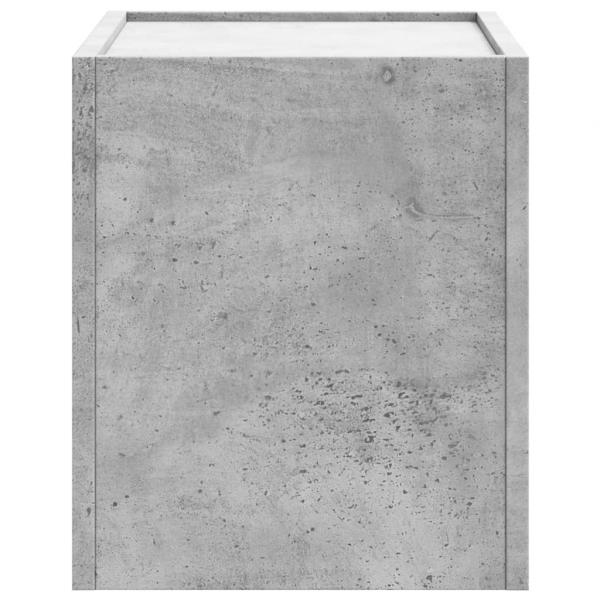 Wand-Nachttische 2 Stk. Betongrau 45x30x35 cm