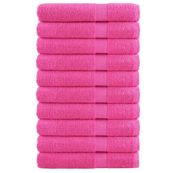 ARDEBO.de - Premium-Saunatücher SOLUND 10 Stk. Rosa 80x200 cm 600 g/m²