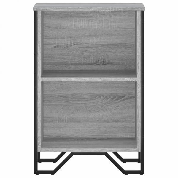 Bücherregal Grau Sonoma 50x31x74,5 cm Holzwerkstoff