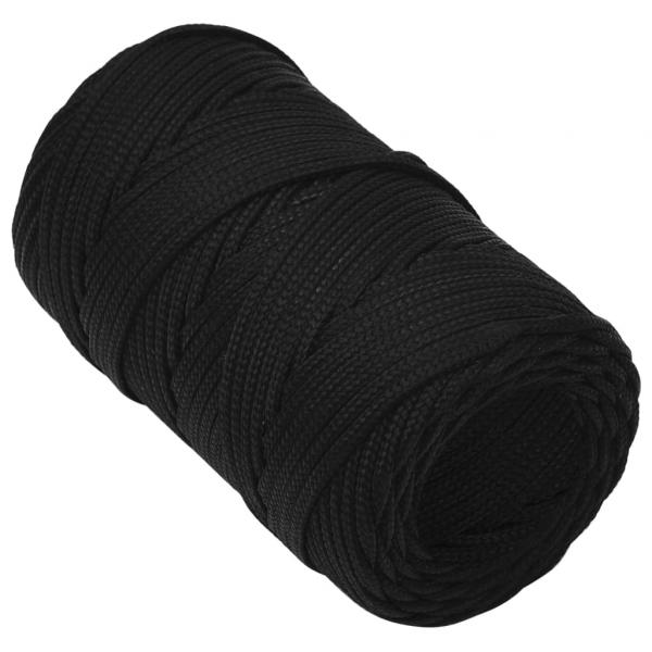 Arbeitsseil Schwarz 2 mm 500 m Polyester