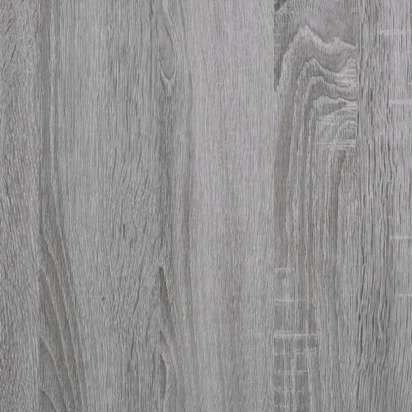 Wandregale 2 Stk. Grau Sonoma 50x15x50 cm Holzwerkstoff