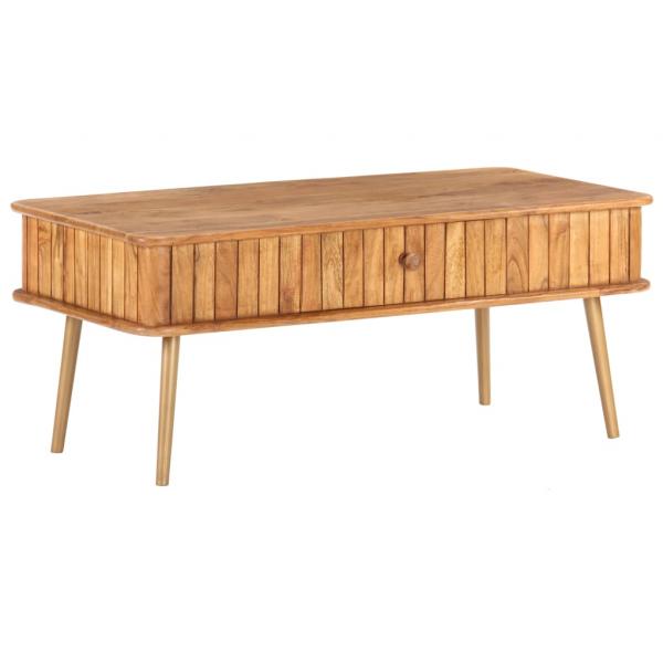 ARDEBO.de - Couchtisch 100x50x40 cm Massivholz Akazie