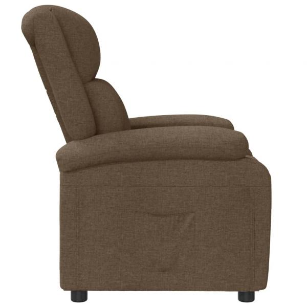 Relaxsessel Braun Stoff