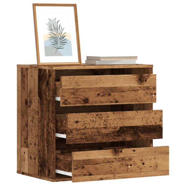 ARDEBO.de - Kommode Altholz-Optik 60x41x58 cm Holzwerkstoff