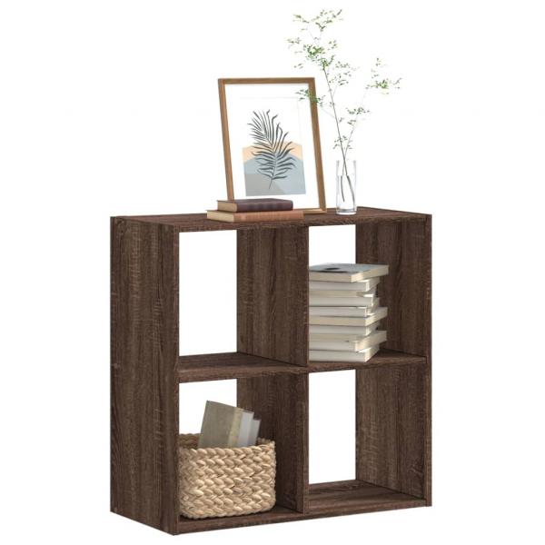 ARDEBO.de - Bücherregal Braun Eichen-Optik 68,5x32x68,5 cm Holzwerkstoff