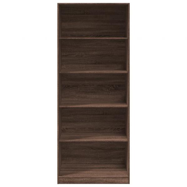 Kleiderschrank Braun Eichen-Optik 80x50x200 cm Holzwerkstoff