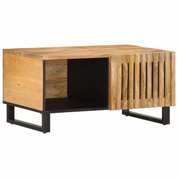 ARDEBO.de - Couchtisch 80x51x40 cm Raues Massives Mangoholz