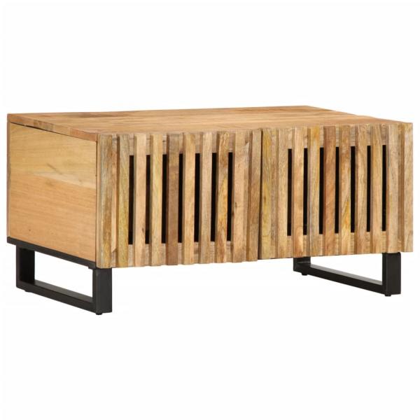 ARDEBO.de - Couchtisch 80x51x40 cm Raues Massives Mangoholz