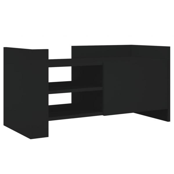 TV-Schrank Schwarz 80x35x40 cm Holzwerkstoff